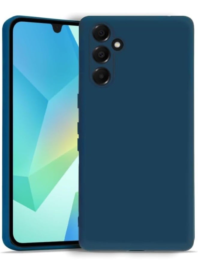 موز Silicone Case for Samsung Galaxy A57, Soft Gel Rubber, Anti-scratch, Shockproof, Slim, Full Body Protection (Blue, Samsung Galaxy A57) - Image 1